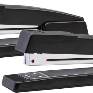Executive Full Strip Stapler - 20-Sheet Capacity, All-Metal Construction, Dual Clinch, 2-Pack